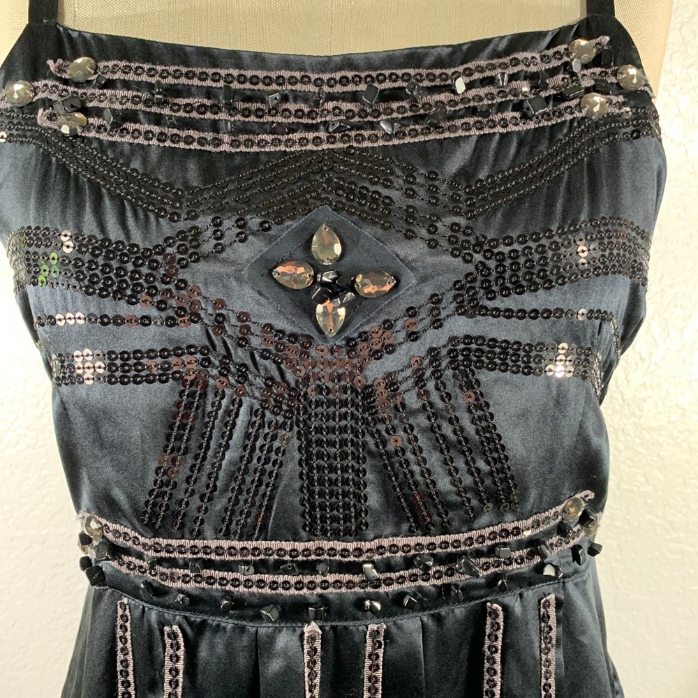 NWT Johnny Was Biya Strap Silk Mini Dress Sz S - Picture 2 of 6